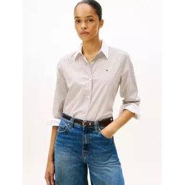 Chemise En Popeline À Drapeau Brodé