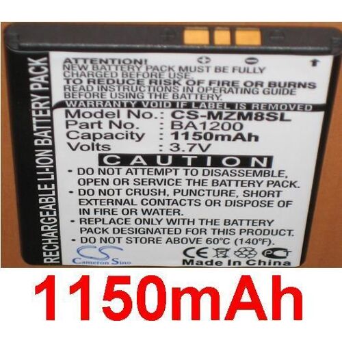 Batterie Type Meizu Ba1200