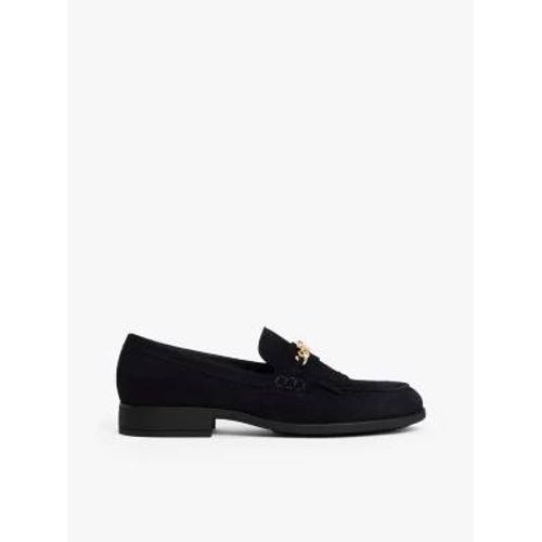 Mocassins En Daim Franges Et Détail Mors