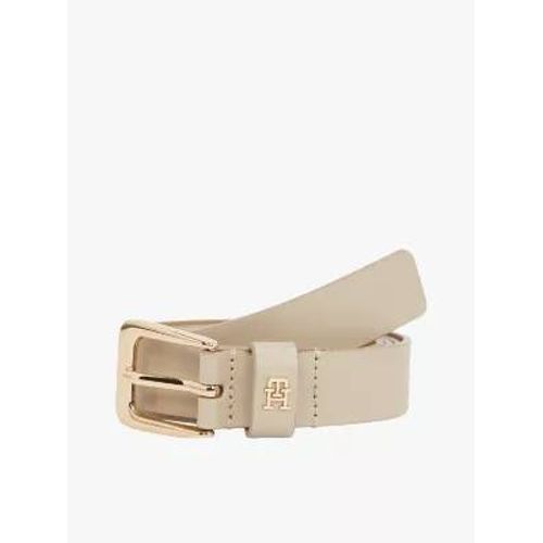 Ceinture En Cuir À Monogramme Th