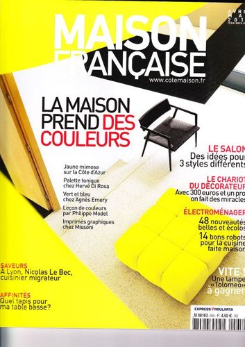 Maison Francaise  N° 565 : La Maison Prend Des Couleurs