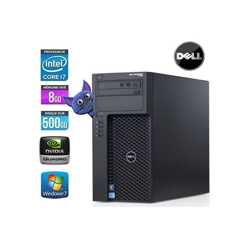 DELL PRECISION T1700 XEON E3-1246 V3 3.5GHZXeon-5 GHz 16 Go 500 Go Go DVDRW AMD FIREPRO W5000 Windows 8 Clavier+souris compatible AZERTY