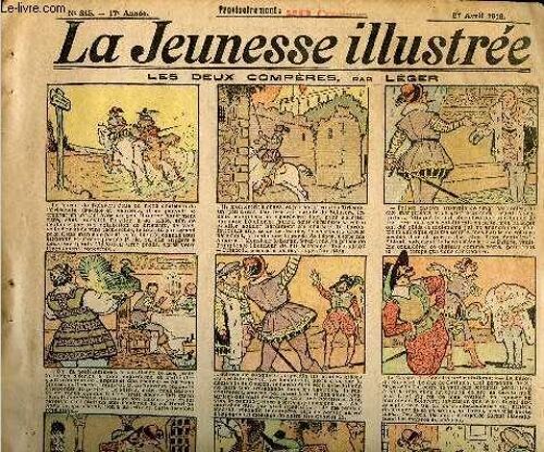 La Jeunesse Illustrée - N° 815 - 27 Avril 1919 - Les Deux Compères Par Léger - Le Remplaçant - Les Panthères Par Quesnel - Au Pays Des Surprises Par Rabier - ...
