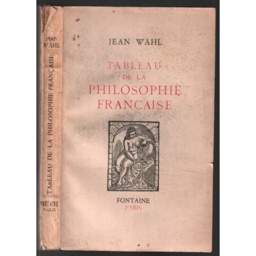Tableau De La Philosophie Francaise