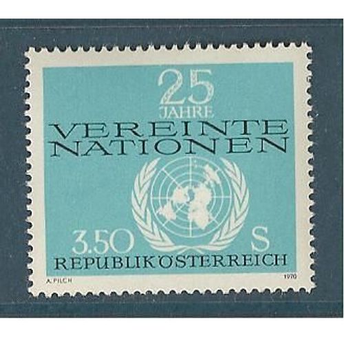 Autriche Année 1970 N° 1176 25 Ans De L' O N U Neuf**