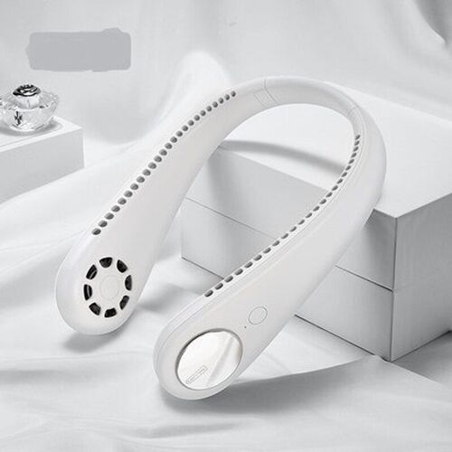 2020 Mini USB Portable ventilateur cou avec batterie Rechargeable Ultra silencieux vent Portable vent - Modèle: White - HTBXFSA02170