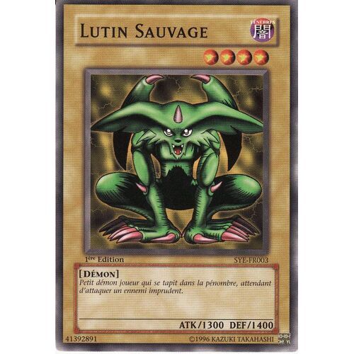 Lutin Sauvage Sye-Fr003 1er Édition Vf