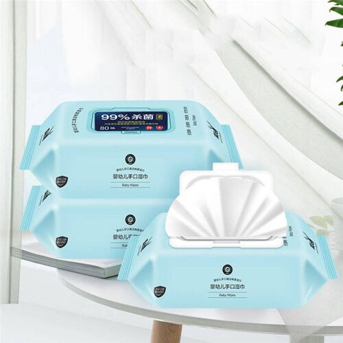 XM 80 lingettes/paquet lingette humide jetable désinfectant pour les mains lingettes nettoyantes pour les mains quotidiennes soins de santé lingettes humides antibactériennes Non alcoolisées