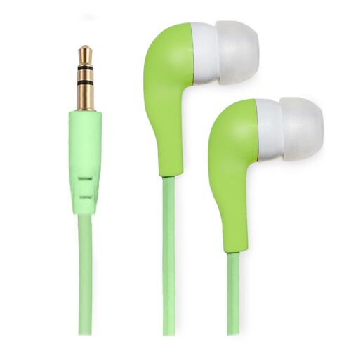 XM Compatible écouteurs pour mobiles MP3 MP4 Smartphones tablettes dans l'oreille Jack 3.5mm stéréo téléphone vert