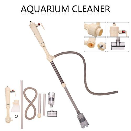 Xm 520l/H Changeur D'eau D'aquarium Gravier Nettoyeur D'eau Sable Pompe Outil Poissons Excréments Syphon Pompe À Vide Nettoyeur 30*7.6*4.3cm