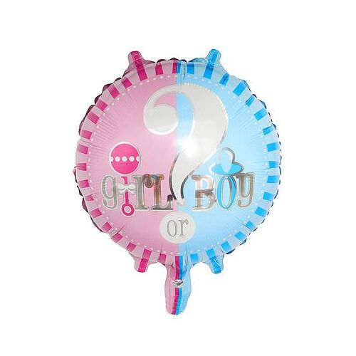 XM Ballons à feuille pour garçon ou fille 18 pouces Ballons à hélium de forme ronde décorations de fête d'anniversaire fournitures de fête prénatale