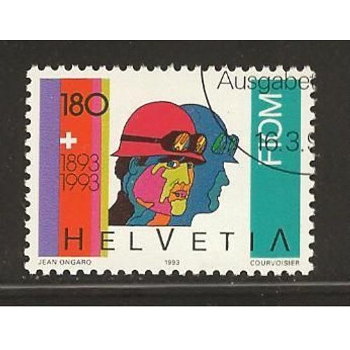 Suisse Année 1993 N° 1423  Travailleurs De La Métalurgie