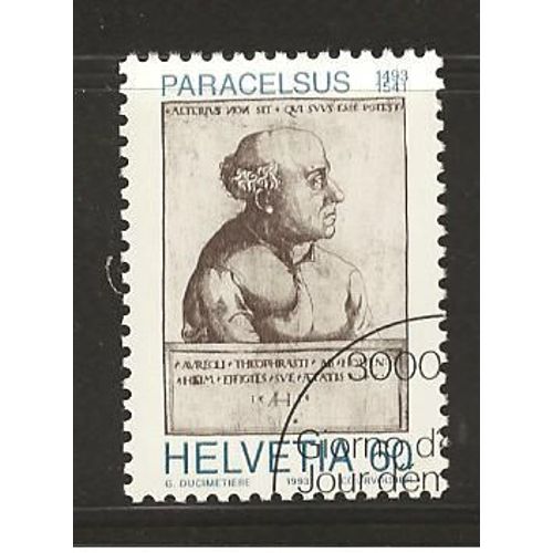 Suisse Année 1993 N° 1421 Paracelsus