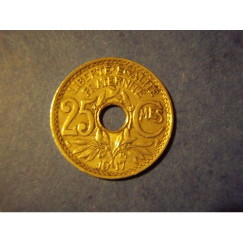 25 Centimes Type Lindauer 1917.