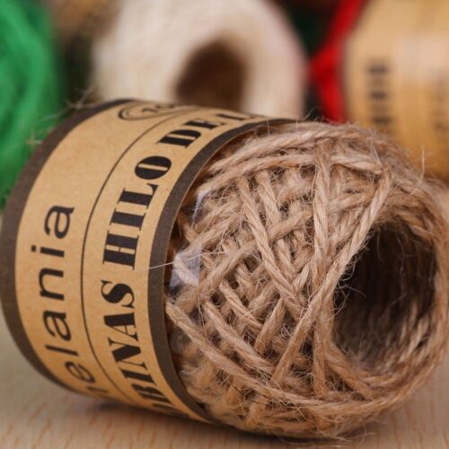 Xm Cordon De Ficelle Naturel Jute 10m Corde De Ficelle Pour Décoration De Bricolage Jouets Artisanat Pièces Vintage Rustique Fournitures De Décoration De Fête De Mariage