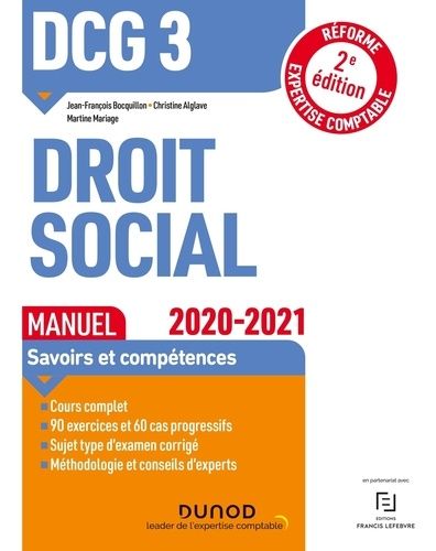 Dcg 3 Droit Social - Manuel