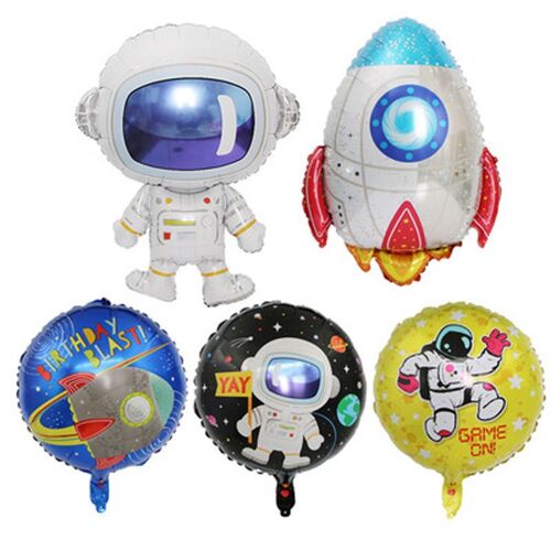 XM Ballons d'astronaute fusée Spaceman 1 pièce Ballons à Air en Aluminium pour la fête d'anniversaire décoration de fête d'anniversaire cadeau pour enfants