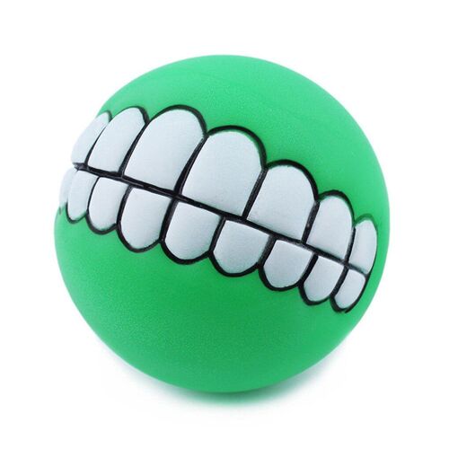 Xm 8cm Dents Grinçantes Balle Sonore Chien De Compagnie Chiot Grinçant Jouets À Mâcher Chien Résistant Aux Morsures Balle Grinçante Sent Aléatoire