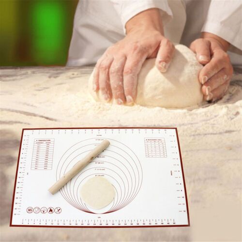 XM 60*40CM antiadhésif Silicone tapis de cuisson plaque de cuisson en Fiber de verre roulement pâte tapis Cookie tapis de cuisson outils de pâtisserie