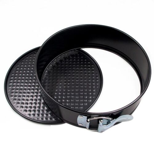 Xm Moule À Gâteau En Mousseline De Soie En Acier Au Carbone Casseroles En Métal Plat De Cuisson Rond Ustensiles De Cuisson Fond Amovible Antiadhésif