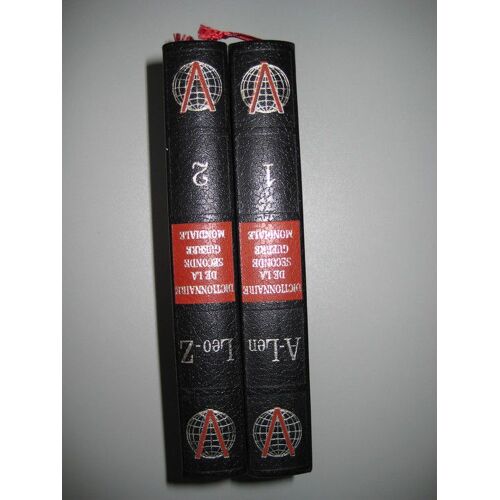 Dictionnaire De La Seconde Guerre Mondiales Et De Ses Origines (2 Tomes)
