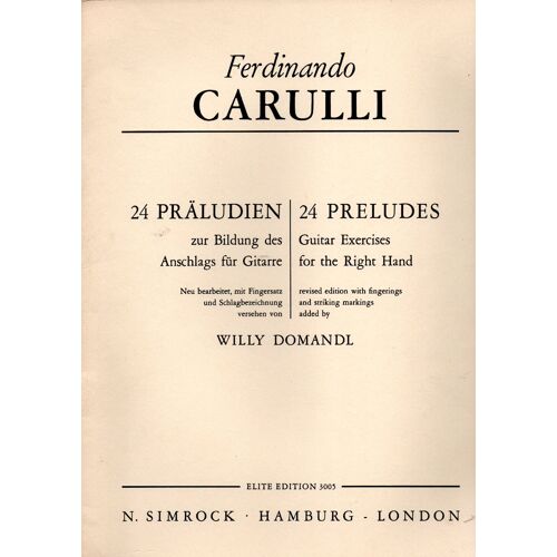24 Préludes - Guitar Exercises For The Right Hand