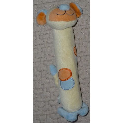 Nattou Jollymex Chien Hochet Pouet Peluche 18 Cm