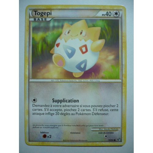 Togepi - Pokemon Hs Indomptable 70/90