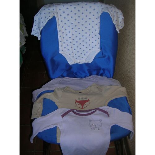Lot De 4 Body 6/12 Mois