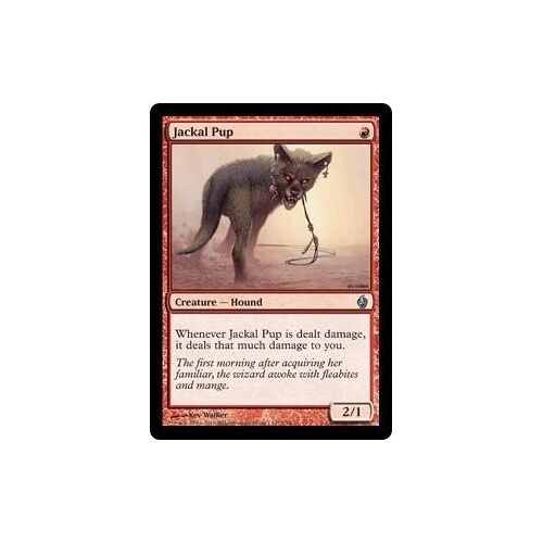 Jackal Pup ( Bebe Chacal) - Magic Mtg - Fire - U