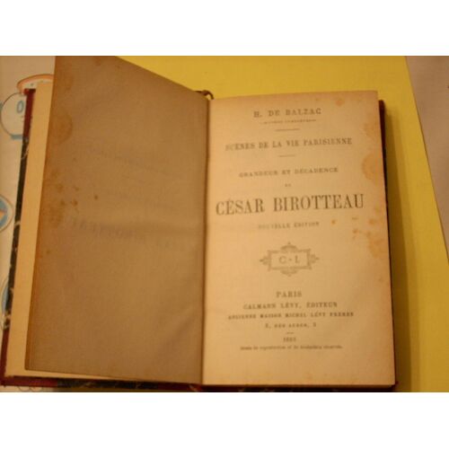 Scenes De La Vie Parisienne/Grandeur Et Decadence De Cesar Birotteau