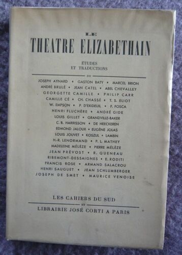 Le Théâtre Élisabethain