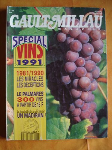 Gault Millau Magazine  N° 266 : Spécial Vins 1991
