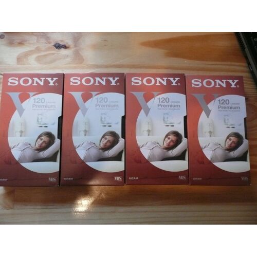Sony E120V - V Premium High Grade - cassette vidéo - 1 x 120min