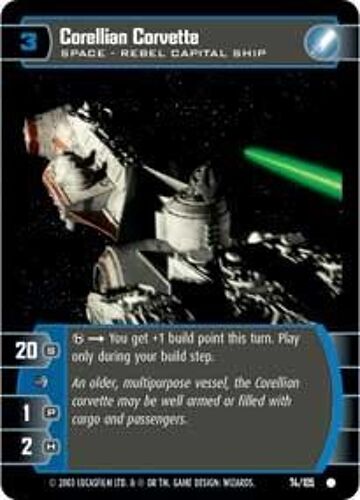 Corellian Corvette - Star Wars Wotc - Battle Of Yavin