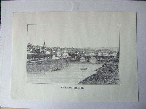 Chateau Thierry  Vue Sur L'aisne