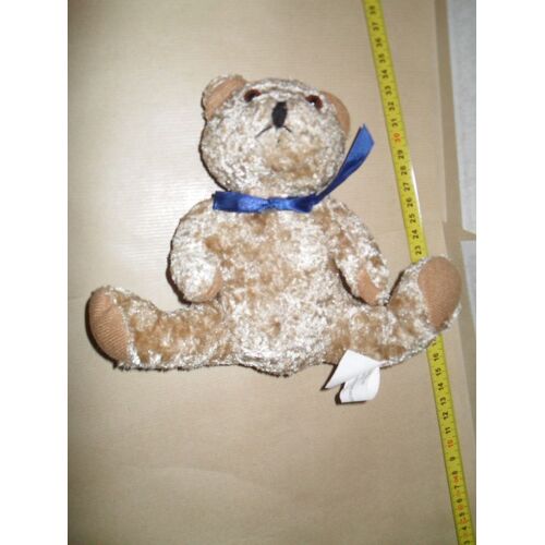 Peluche Ours Noeud Papillon Bleu