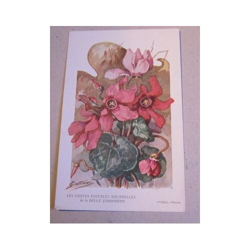 Carte Postale Aquarelle De La Belle Jardinière , Série Fleurs