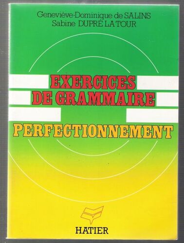 Exercices De Grammaire Perfectionnement