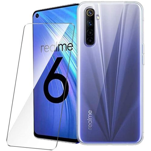 Protection Intégrale 360 Degres Oppo Realme 6 2020 : Coque Gel De Protection En Tpu Invisible Arrière Transparente Et Protection Écran Classique Accessoires Pochette Case