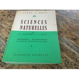 Sciences Naturelles Cours Obre
