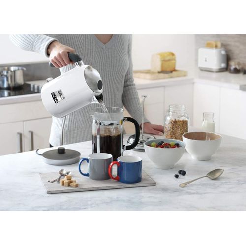 Bouilloire Électrique De 1l Sans Fil 2200w Blanc