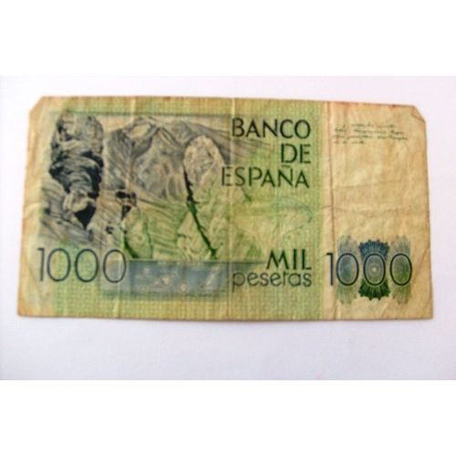 Billet De 1000 Pesetas