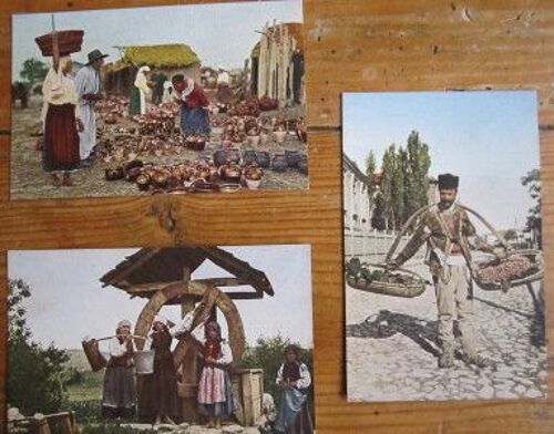3  Cartes Postales : Série Les Balkans, Rommier & Jonas, Dresden