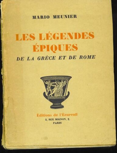 Les Legendes Epiques De La Grece Et De Rome, Nouvelle Mythologique Classique Ii