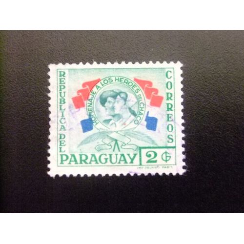 109 Paraguay 1927 / Homenaje A Los Heroes Del Chaco / Yvert 543 Fu