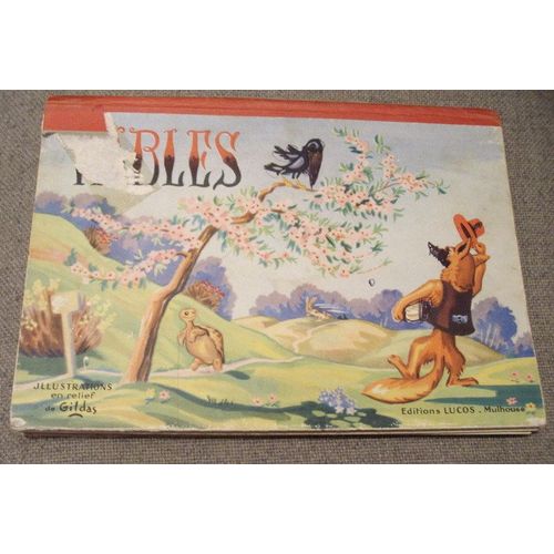 Fables (Pop-Up) Illustrations En Relief De Gildas - Cigale Et La Fourmi- Laitière Et Le Pot Au Lait-Grenouille Qui Veut Se Faire Aussi Grosse Que Le Boeuf-Loup Agneau-Corbeau Et Renard