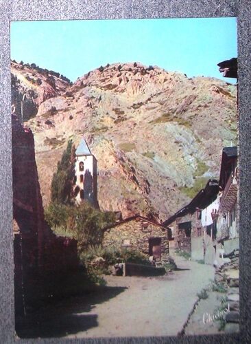 Carte Postale Écrite Valls D'andorra Canillo Rue Typique N° 1026
