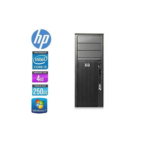 HP Workstation z200 Core i5 I5-650 3.2 GHz 2 Go RAM 250 Go