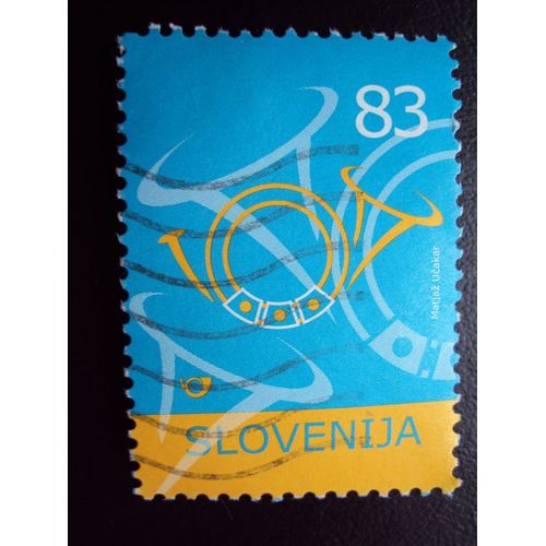Slovenie...83 Slovenija..Cor De Chasse. Matjar Ucakar. Oblitéré.